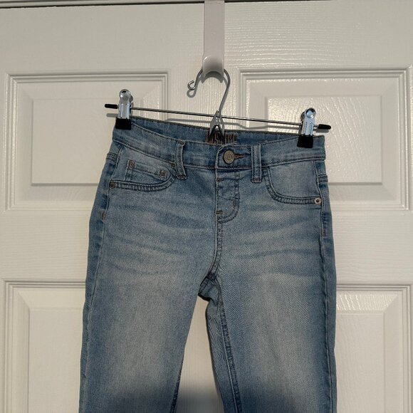 Justice Girls Embroidered Kitty Cat Light Wash Pull On Jeggings Size 10 EUC - Picture 3 of 12